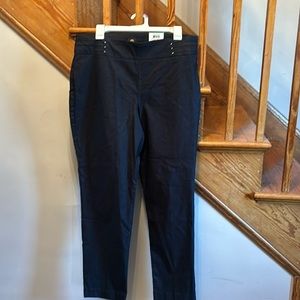 Black pants, JM Collection, size L, never worn, tags still on
